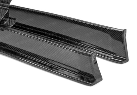 Seibon 12-13 Nissan GTR R35 SS-Style Carbon Fiber Side Skirts (Pair) - SS1113NSGTR-SS