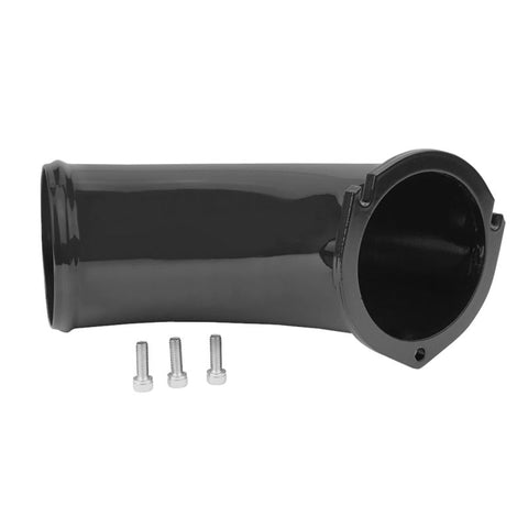 Wehrli 01-04 Chevrolet 6.6L LB7 Duramax 3.5in Intake Horn - Fine Texture Black - WCF100342-FTB