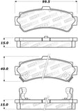 StopTech Street Brake Pads - 308.06690