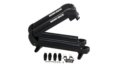 Rhino-Rack Universal Ski/Snowboard Carrier - Fits 3 Pairs of Skis or 2 Snowboards - Black - 573