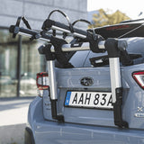 Thule OutWay Hanging-Style Trunk Bike Rack (Up to 2 Bikes) - Silver/Black - 994005