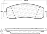 StopTech Street Brake Pads - Rear - 308.13330