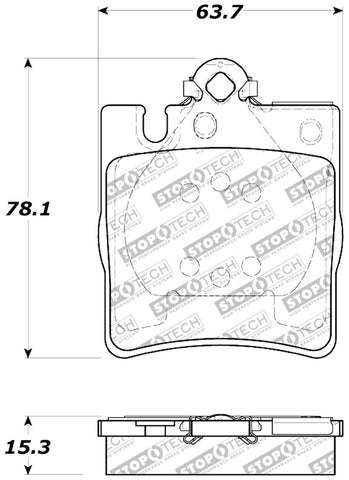 StopTech Performance Brake Pads - 309.08760