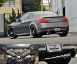 HKS 08 Infiniti G37 Coupe Dual Hi-Power Titanium Tip Catback Exhaust - 32009-BN003