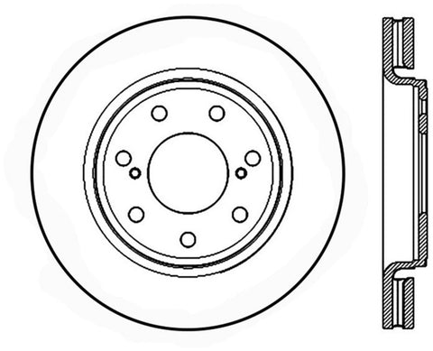 StopTech Slotted Sport Brake Rotor - 126.65133SL