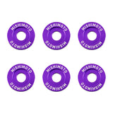 Mishimoto Large Fender Washer Kit (6pcs) - Purple - MMFW-LG-6PR