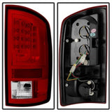 Spyder Dodge Ram 02-06 1500 Version 2 LED Tail Light - Red Clear ALT-YD-DRAM02V2-LED-RC - 5081827