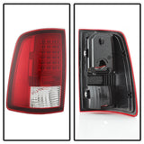 xTune Dodge Ram 1500 09-16 LED Tail Lights Incandescent Model Only - Red Clear ALT-ON-DR09-LBLED-RC - 5082213