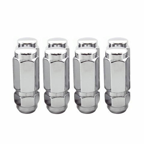 McGard Hex Lug Nut (Cone Seat / Duplex) 1/2-20 / 7/8 Hex / 2.5in. Length (8-Pack) - Chrome - 64805