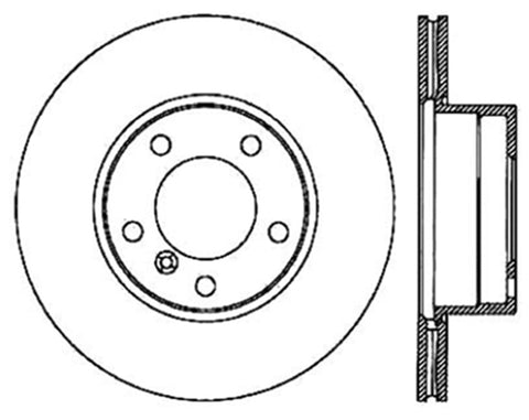 StopTech Drilled Sport Brake Rotor - 128.34045L