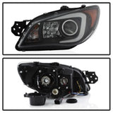 Spyder Subaru WRX 06-07 Projector Headlights - HID Model Only - Black PRO-YD-SWRX06-HID-LBDRL-BK - 5083913