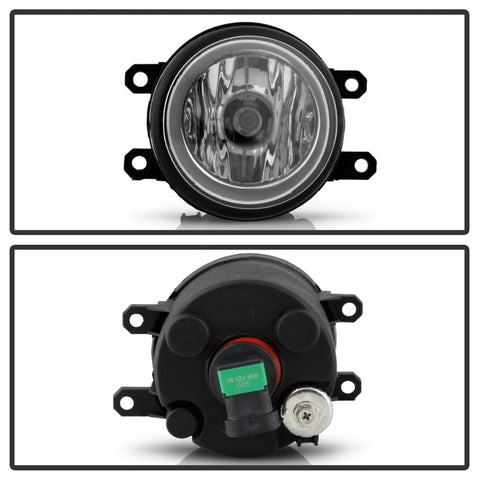 Spyder Toyota Corolla 17 iM Models / Scion 16 iM Models OEM Style Fog Lights w/OEM Fit Switch- Clear - 5086372