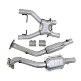 BBK 96-98 Mustang 4.6 Cobra High Flow X Pipe With Catalytic Converters - 2-1/2 - 1618