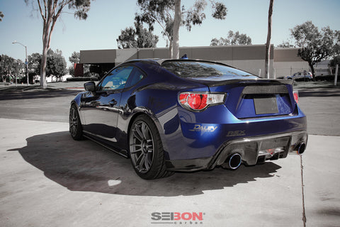 Seibon 12-13 Scion FRS Carbon Fiber Rear Fin Spoiler - RFS1213SCNFRS