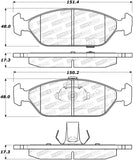 StopTech Street Brake Pads - 308.09250