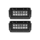 Westin HDX Flush Mount B-FORCE LED Light Kit (Set of 2) w/wiring harness - Black - 57-0025