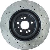 StopTech Slotted & Drilled Sport Brake Rotor - 127.35091R