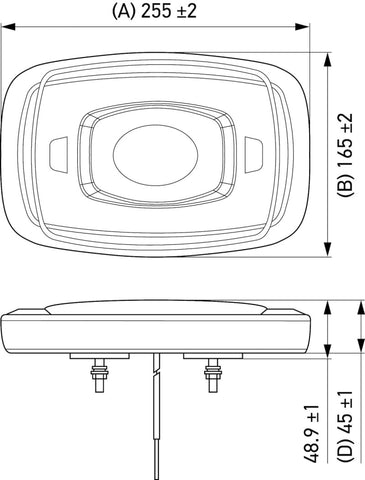 Hella L/Bar Mini 10In Led (Mv Mag Amber) - 014566121