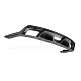 Anderson Composites 15-16 Ford Mustang R-Style Rear Valance (for Quad Tip Exhaust) - AC-RL15FDMU-GR-GF