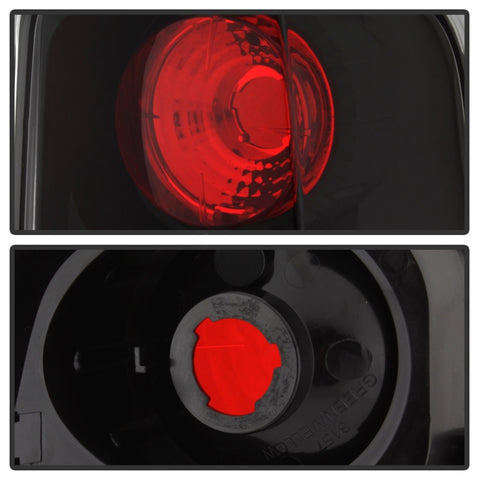 Spyder Cadillac Escalade SUV (Not EXT)02-06 Euro Style Tail Lights Black ALT-YD-CE02-BK - 5001597