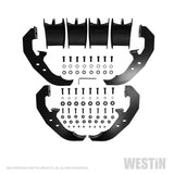 Westin 19-20 Chevrolet Silverado / GMC Sierra 1500 Reg Cab PRO TRAXX 4 Oval Nerf Step Bars - Black - 21-24115