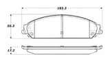 StopTech Street Brake Pads - 308.10580