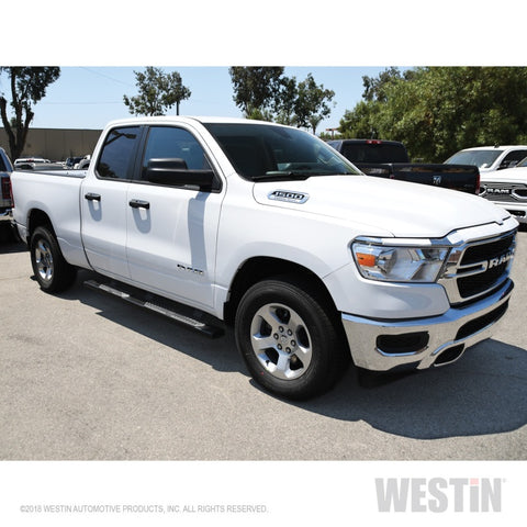 Westin 19-20 Ram 1500 Quad Cab (Excl 2019 Ram 1500 Classic) R5 Nerf Step Bars - Black - 28-51235