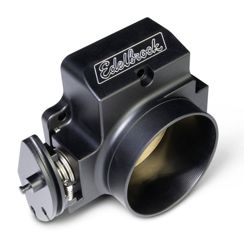 Edelbrock EFI Throttle Body Pro-Flo XT 90mm Black Mat Anodized Finish - 39703