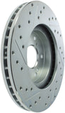 StopTech Select Sport 99-08 Acura TL (STD Caliper) / 01-03 CL Slotted and Drilled Left Front Rotor - 227.40046L