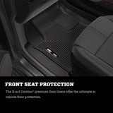 Husky Liners 19-23 Chevy Silverado 1500 CC X-Act Contour Black 2nd Seat Floor Liners (Full Coverage) - 54201