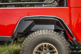 Rugged Ridge Inner Fender Liners Rear Aluminum Black 20-21 Jeep Gladiator JT - 11615.63