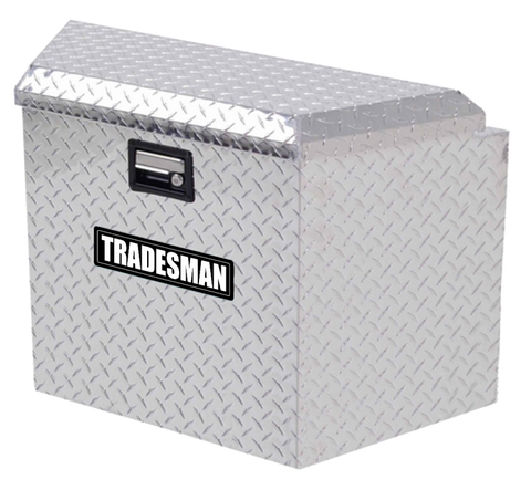 Tradesman Aluminum Trailer Tongue Storage Box (16in.) - Brite - 6120