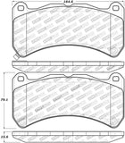 StopTech Performance 08-09 Lexus IS F Front Brake Pads - 309.13650