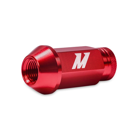 Mishimoto Aluminum Locking Lug Nuts M12x1.25 20pc Set Red - MMLG-125-20LRD