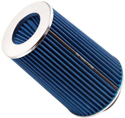 Spectre Adjustable Conical Air Filter 9-1/2in. Tall (Fits 3in. / 3-1/2in. / 4in. Tubes) - Blue - 9736