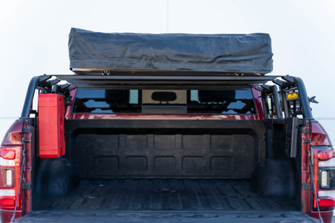 DV8 Offroad 07-23 Toyota Tundra / 09-23 Ford F150 Raptor MTO Series Bed Rack -  2pc Adj. - RRUN-03