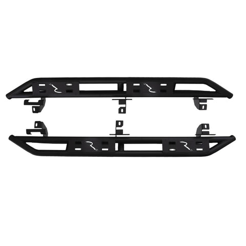 Rampage 07-18 Jeep Wrangler JK Unlimited TrailCrawler Rock Slider & Rocker Guard - Black - 88737