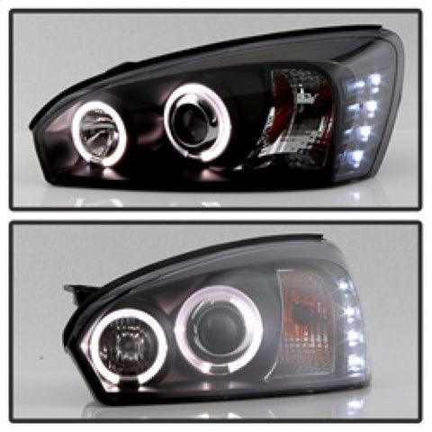 Spyder Chevy Malibu 04-07 Projector Headlights LED Halo LED Black High H1 Low H1 PRO-YD-CM04-HL-BK - 5042675