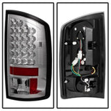 Spyder Dodge Ram 02-06 1500/Ram 2500/3500 03-06 LED Tail Light Chrome ALT-YD-DRAM02-LED-C - 5002563