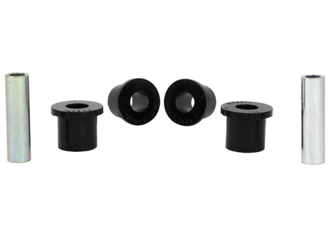 Whiteline Plus 97-05 Nissan Frontier D22 2WD Rear Spring Eye and Shackle Bushing - W71647