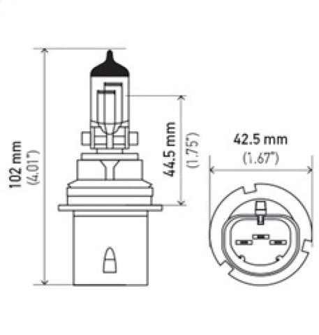 Hella Bulb 9004 12V 65/45W Xen Wht Xb (2) - H71071392