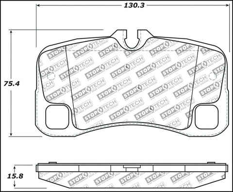 StopTech Performance Brake Pads - 309.13000