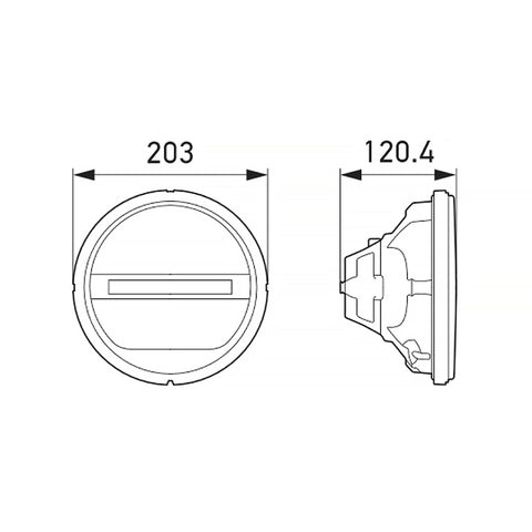 Hella Headlamp INSERT GR 1F8 - 241449011