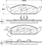 StopTech Street Brake Pads - 308.06500