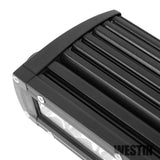 Westin Xtreme LED Light Bar Low Profile Single Row 30 inch Flood w/5W Cree - Black - 09-12270-30F