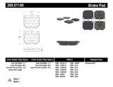 StopTech Performance Brake Pads - 309.01140