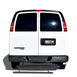 Westin Ford Transit Van 150/250/350 (Single 54in. Pass Door) Grate Steps Running Boards - Tex. Blk - 27-81015