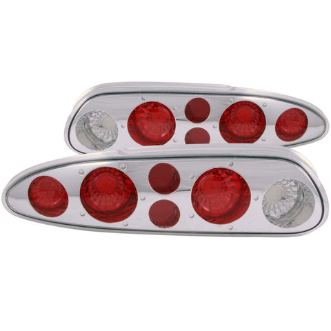ANZO 1993-2002 Chevrolet Camaro Taillights Chrome - 221011