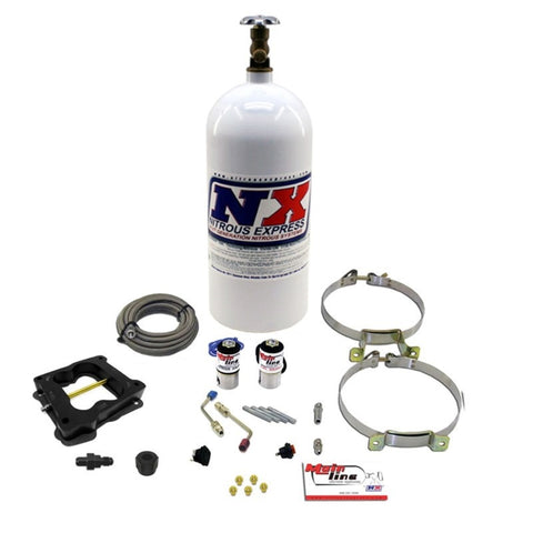 Nitrous Express Mainline Q-Jet Carb Nitrous Kit w/10lb Bottle - ML1002