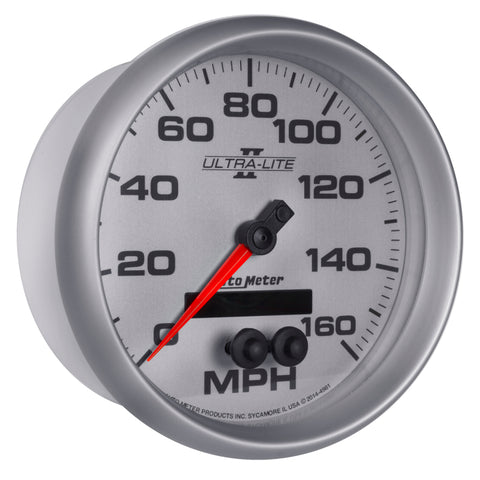 Autometer Ultra-Lite II 5in 0-140MPH In-Dash Electronic GPS Programmable Speedometer - 4981